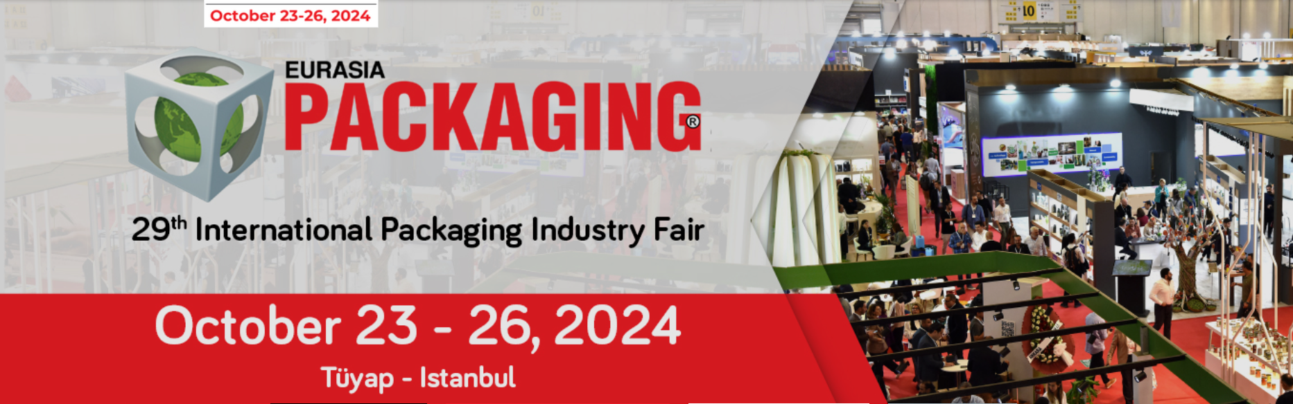 Embalaje de Eurasia Estambul-La 29ª Feria Internacional de la Industria de Empaca